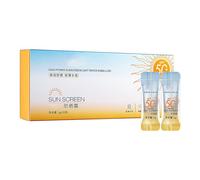 30 pcs Mini Travel Size Sun Cream Mini Tube, SPF 50+ Mini Sun Cream, Waterproof Sunscreen High Sun Protection, 1g x 30pcs (1)