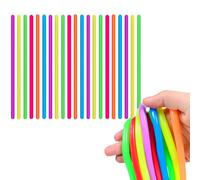 30 PCS Monkey Noodles, Children Monkey Noodles Fidget Toy, DIY Stretchy Toys for Kids, Relieve Stress and Anxiety, 18cm Stretchy String, Suitable for Children with Adhd and Autism
