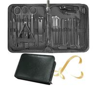 30 pcs Nail Clippers Manicure Tool Set, with Portable Travel Case, Cuticle Nippers Kit