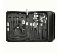 30 pcs Nail Clippers Manicure Tool Set, with Portable Travel Case, Cuticle Nippers Kit
