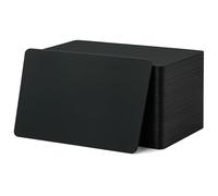 30 Pcs NFC Cards, Rewritable NFC Tags with NTAG215 Chip PVC Card Business Card Chip 504 Bytes Memory, Blank Easy Convenient Programmable Compatible with All NFC-Enabled Phones and Devices, Black