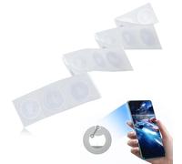 30 Pcs NFC Tags White NFC 215 Tag Rewritable Round NFC Coin Cards NFC Stickers with Adhesive Back for Easy Fixing and Storage RFID Tag Compatible with All NFC Enabled Phones and Devices