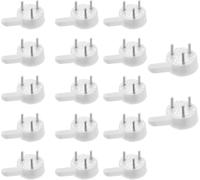 30 Pcs No Nails Picture Hanging Hooks, Non-Trace Wall Hooks with D Rings for Picture Hanging, Nail Free Wall Nails Alternative for Hard Walls Plasterboard Drywall Concrete Lime & Latex Walls