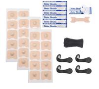30 Pcs Nose Magnet for Breathing, Nasal Strips Set, Respiratory Dilator Assist with Breathing Nasal Dilation Unisex Circular Nose Patch Nasal Congestion Ventilation Easy to Use
