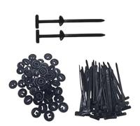 30 PCS Nylon Universal Cable Tie Buckle, Heavy Duty Self-Locking Zip Tie Holder Clips, Multipurpose Cable Ties Fasteners for Automotive Repair, Car Bumper Retainer, Daily Use