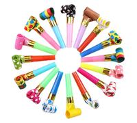 30 PCS Party Blowers for Kids Colourful & Fun Party Whistles Blowouts Celebrate with Kids Party Bag Fillers for Kids Unisx, Whistles Blowouts Noisemakers Loot Bag Filler Noise Toy for Birthdays.