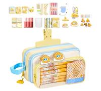 30 Pcs Pencil Case Set | Large Capacity Pencil Case - 8×12×22cm,