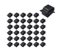 30 Pcs Photovoltaic Cable Clamps, Solar Panel Wire Clips with Barbs for 6.0-6.5mm Cables, Outdoor Trailer Frame Fixing for Boat, PV Modules
