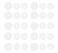 30 Pcs Piercing Disc,Clear Earrings Backs Silicone Stabilizer Disc Pad for Ear Nose Belly Button Non-Pull Healing Discs Piercing Bumps&Keloids,Hypoallergenic Aftercare Pads Buttons Pierce Set 7/9mm