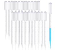 30 Pcs Plastic Pipette 5ml, Clear Disposable Pipettes, Accurate Liquids Transfer Dropper with Scale Marks, Small Graduated Transparent Pippets for Essential Oils, Lab Experiments, Crafts, Watercolours