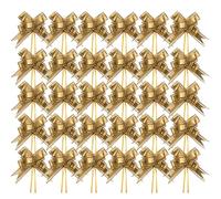 30 PCS Pull Bows Wrapping Pull Bow Ribbon, Gold Pulled Bow Ribbons Gift for Gift Wrapping, Flower Presents Basket, Birthday, Wedding ,Valentine, Tie Crafts, Party Decorations,Wedding Cars,Baskets