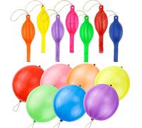 30 PCS Punch Balloons, Premium Rainbow Punch for Kids Parties, Large Balloons, For Indoor Or Outdoor Fun, Assorted Colours Party Bag Fillers For Kids