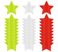 30 PCS Reflective Stickers,Reflective Strips，Warning Reflective ,Stickers Reflective, Tape Safety Reflective, Sticker Night Visibility Waterproof Reflector for Vehicle, Bicycles, Motorcycles, Clothing
