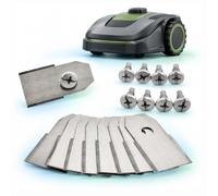 30 Pcs Replacement Robotic Mower Blades for Yard Force NX60i 2021-2025 | Stainless Steel Replacement Robot Lawn Mower Blades for Robotic Lawn Mowers offering clean cuts and durable longevity