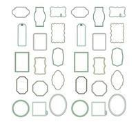 30 Pcs Retro Scrapbook Frames Vintage Picture Frame Scrapbooking Supplies for Card Making Journal Album Craft Decoration