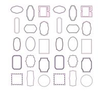 30 Pcs Retro Scrapbook Frames Vintage Picture Frame Scrapbooking Supplies for Card Making Journal Album Craft Decoration