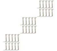 30 Pcs Roof Tile Clips Replacement Strong Clamps Iron Silver | Compact and Light in Weight, Easy to Use, Stable Hold for Roofing Tile Fixing