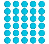30 Pcs Rubber Bottoms for Sublimation Tumblers, MaehSab Anti-Slip Self-Adhesive Silicone Bottom Pads for Skinny Slim Tumblers Mason Jars, Wine Tumblers (Blue, 2.2 Inches)