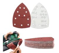 30 Pcs Sanding Pads, Mouse Sander Pads, Hook and Loop Sandpaper for Electric Sander, Detail Multi Tool Sanding Pads for Mouse Sander Sheets for Bosch Sander Pads, 180 Grits