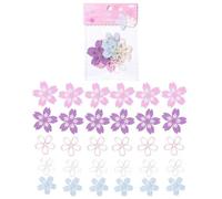 30 Pcs Scrapbook Paper Vintage Embossed Flower Cutouts Floral for Scrapbooking Embellishments Supplies, Junk Journaling, Card Making, Diy Crafts