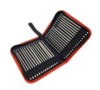 30 Pcs Screwdriver Bit Set Security Bit Set Long Screwdriver Bits Kit Slotted for Cross Square Bits with Pouch