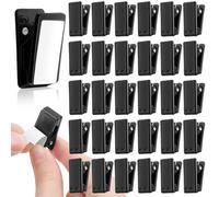 30 Pcs Self Adhesive Tapestry Clips Double Sided Adhesive Spring Clip Tapestry Wall Hangers Plastic Sticky Picture Poster Hanging Photo Holders for Home Office Blanket Poster Clothing Wall Flag