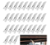 30 Pcs Sewing Clips for Fabric, Sewing Clips,Fabric Clips,Quilting Clips Temporary Window Blinds Shades Clips Transparent Fabric Clips Multipurpose Quilting Clips Craft Clips for DIY Supplies