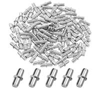 30 Pcs Shelf Support Pegs - 5mm Shelf Supports Pins for Kitchen Cabinet Bookcase Closet Wardrobe Cupboard Wood Glass Shelves, Kitchen Cupboard Shelf Supports for Shelves Cabinets Brackets