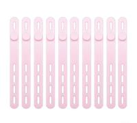 30 pcs Silicone Cord Organizer Ties with Lock Buckle and Adjustable Holes, Reusable Cable Wraps for Chargers, Headphones, and USB Cables