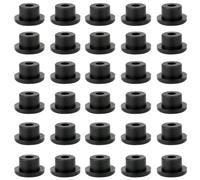 30 Pcs Silicone Stoppers, 18mm Round Hole Plugs, Black Silicone Plugs, Insert End Caps for Bottle Jar Furniture
