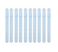 30 Pcs Silicone Ties Cord Organizer Strap, Adjustable Straps Black/Colorful Cord Organizer Reusable Management Organizer Fastening Straps for Travel Home (Black) Ytp210 (Blue, One Size)