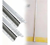 30 Pcs Silver Cable Raceway Cover, 3 Ft Sturdy Wire Hider, Curved Protective Strip for Cords, Easy Cable Management Kit, Includes 7 Pcs (W 4.5 in)