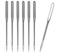 30 Pcs Size 100/16 Universal Leather&Jeans Sewing Machine Needles, Heavy Duty Machine Needles for Thickened Fabrics, Compatible with Home Sewing Machine