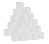 30 Pcs Small White Gift Boxes with Lids, Cardboard Party Favor Present Boxes for Birthday Wedding Christmas Bridesmaid, 5x5x5 cm