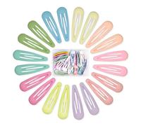 30 Pcs Snap Hair Clips for Girls - Small 1.2in Metal Mini Barrettes Set in Assorted - Candy-Colored Snap Hair Clips - Secure & Adorable Accessories For Baby Girls (Multicolor)