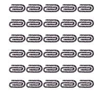 30 Pcs Sublimation Paper Clips Heat Transfer Acrylic File Clips Document Organizer Student Adult Craft Project Clear Paper