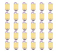 30 Pcs Sublimation Paper Clips Heat Transfer Acrylic File Clips Document Organizer Student Adult Craft Project Clear Paper