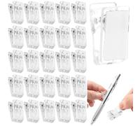 30 Pcs Tapestry Wall Hanging Clips, Self Adhesive Shower Curtain Clip Mini Clips, No Need to Drill Holes Clips Wall Spring Clips for Photos Hanging Blanket Poster Clothing Wall Flag