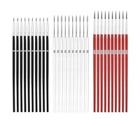 30 Pcs Tiny Detail Paint Brushes #0#00#000 3 Size Fine Brush Artists Brushes Nylon Hair Painting Brush
