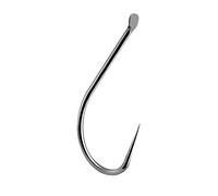 30 Pcs Titanium Alloy Hook No Barb Hardened Bait Holders Angling Tackles Fishing Gear Accessories, white, 13.7 mm