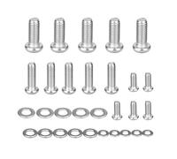 30 Pcs Universal TV Mounting Hardware Kit, m4/m6/m8 Screws Stainless Steel Screws with Washers Compatible with Samsung TV Wall Mount Hardware Kit, Monitor Mounts Bracket Fixing