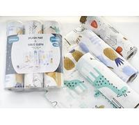 30 pcs Waterproof Disposable Placemats for Baby Splat Mat for Under High Chair Splash Mat for Floor 100x120cm Large Party Table Cloth Rectangle