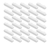 30 Pcs Weep Hole Covers, White PVC Window Drainage Cover Caps for UPVC Window Sill Vents, Replacement Drain Covers for Window Frame Moisture Control (White)
