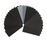 30 PCS Wet And Dry Sandpaper 80-3000 Grit, 9x3.6 Inches Fine Sandpaper Sheets, Silicon Carbide Sand Paper For Wood Walls Metal Car Polishing Grinding