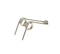 30 PCS Wire Diameter 1.2mm Curling Iron Replacement Double Return Torsion Spring Hair Rod Accessories
