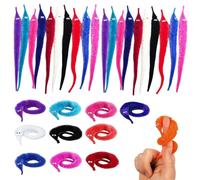 30 Pcs Worm on a String, Magic Worms on a String, Wiggle Worm Toy Worm Pet | Fuzzy Twisty Worm Toys for Party Supplies & Cat Kitten Interactive Entertainment