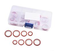 30 Piece Car Air Conditioning Compressor Gasket Combination Set with Various Sizes for Effective Sealing and Long Lasting Use in Automotive Cooling Units