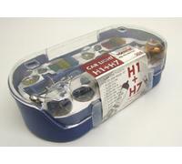 30 PIECE CAR LIGHT LIGHTS BULB SET KIT H1 + H7