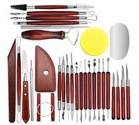 30-Piece Clay Sculpting Tools Set Perfect for Polymer Air Dry Modeling Clay Beginners & Professionals Ideal for DIY Pottery & Ceramics Tools for Clay Sculpey Sculpting & Crafting
