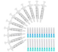 30-Piece Craft Dispensing Set - 10 x 2ml Syringes & 20 Blunt Tips for Resin, Glue & Inks(3/8")